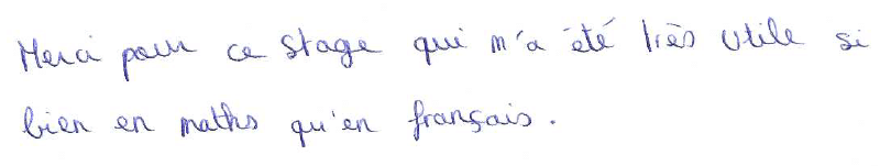 très utile aussi bien en maths qu'en français